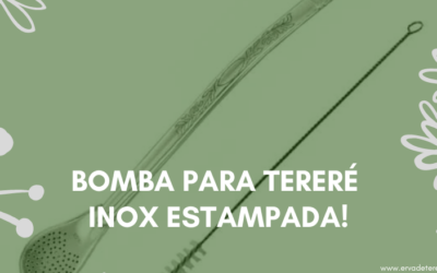 Bomba para Tereré Inox Estampada!